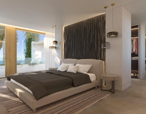 PLOT WITH APPROVED VILLA PROJECT JUST STEPS FROM THE BEACH IN MARBESA