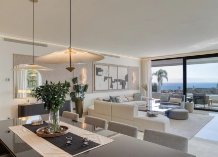 ELEGANT GROUND FLOOR DUPLEX WITH PANORAMIC SEA VIEWS FOR SALE IN SIERRA BLANCA