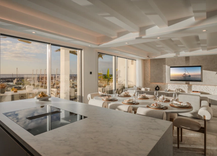FRONTLINE MARINA DUPLEX PENTHOUSE WITH PANORAMIC VIEWS FOR SALE IN PUERTO BANUS