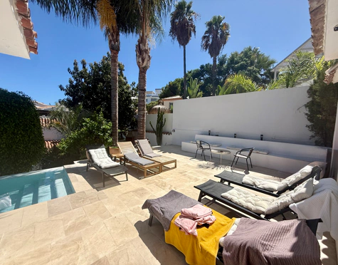 One-level villa with heated pool in Nueva Andalucía, Marbella