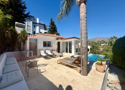 One-level villa with heated pool in Nueva Andalucía, Marbella