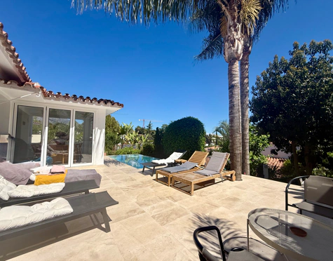 One-level villa with heated pool in Nueva Andalucía, Marbella