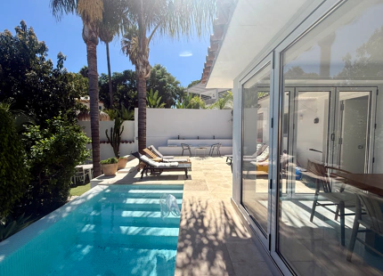 One-level villa with heated pool in Nueva Andalucía, Marbella