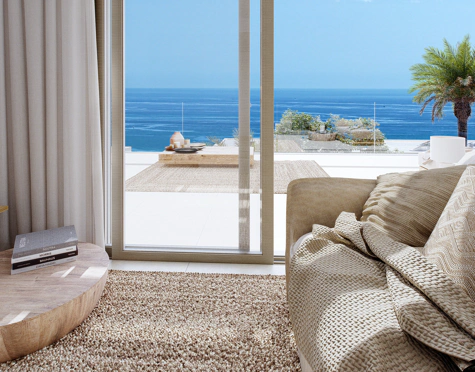 CONTEMPORARY SEA VIEW SEMI-DETACHED VILLAS IN MIJAS
