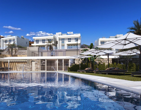 CONTEMPORARY SEA VIEW SEMI-DETACHED VILLAS IN MIJAS