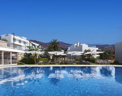 CONTEMPORARY SEA VIEW SEMI-DETACHED VILLAS IN MIJAS