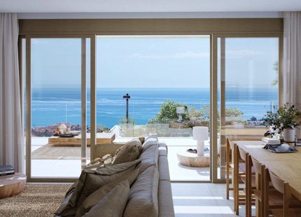 CONTEMPORARY SEA VIEW SEMI-DETACHED VILLAS IN MIJAS