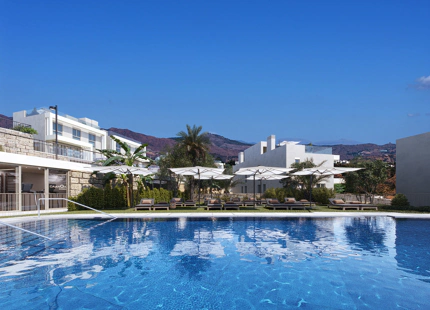 CONTEMPORARY SEA VIEW SEMI-DETACHED VILLAS IN MIJAS