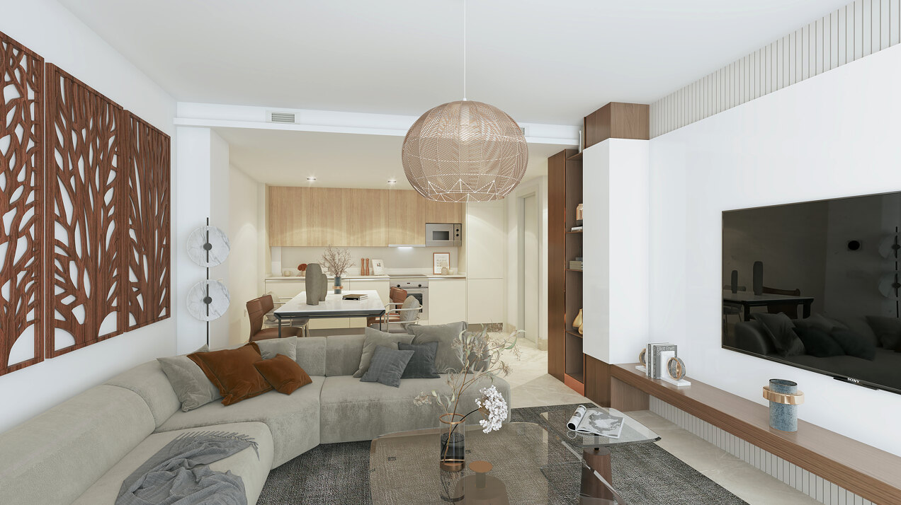 Fuente Lirios, apartamentos y áticos en el centro de Benahavís