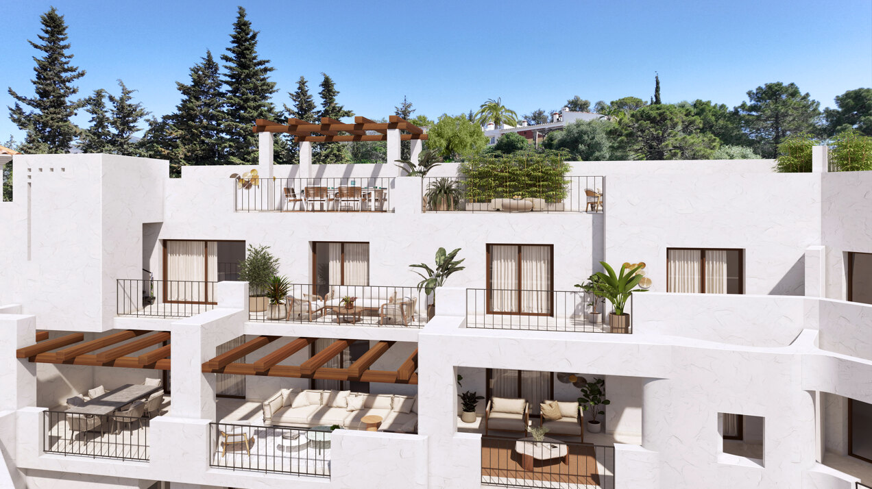 Fuente Lirios, apartamentos y áticos en el centro de Benahavís
