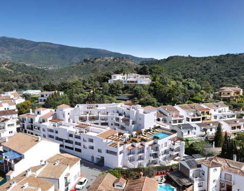 Fuente Lirios, apartamentos y áticos en el centro de Benahavís