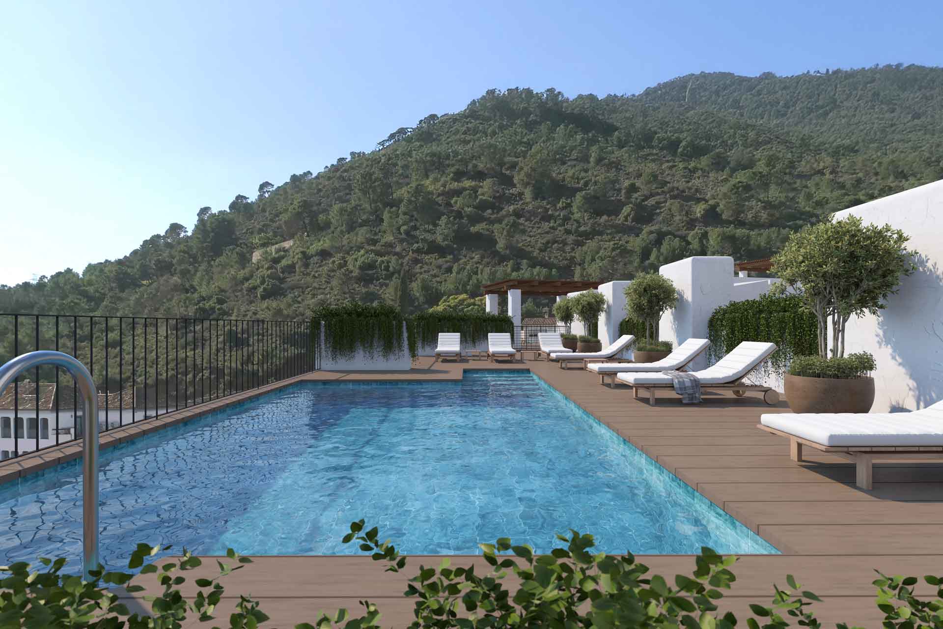 Fuente Lirios, apartamentos y áticos en el centro de Benahavís