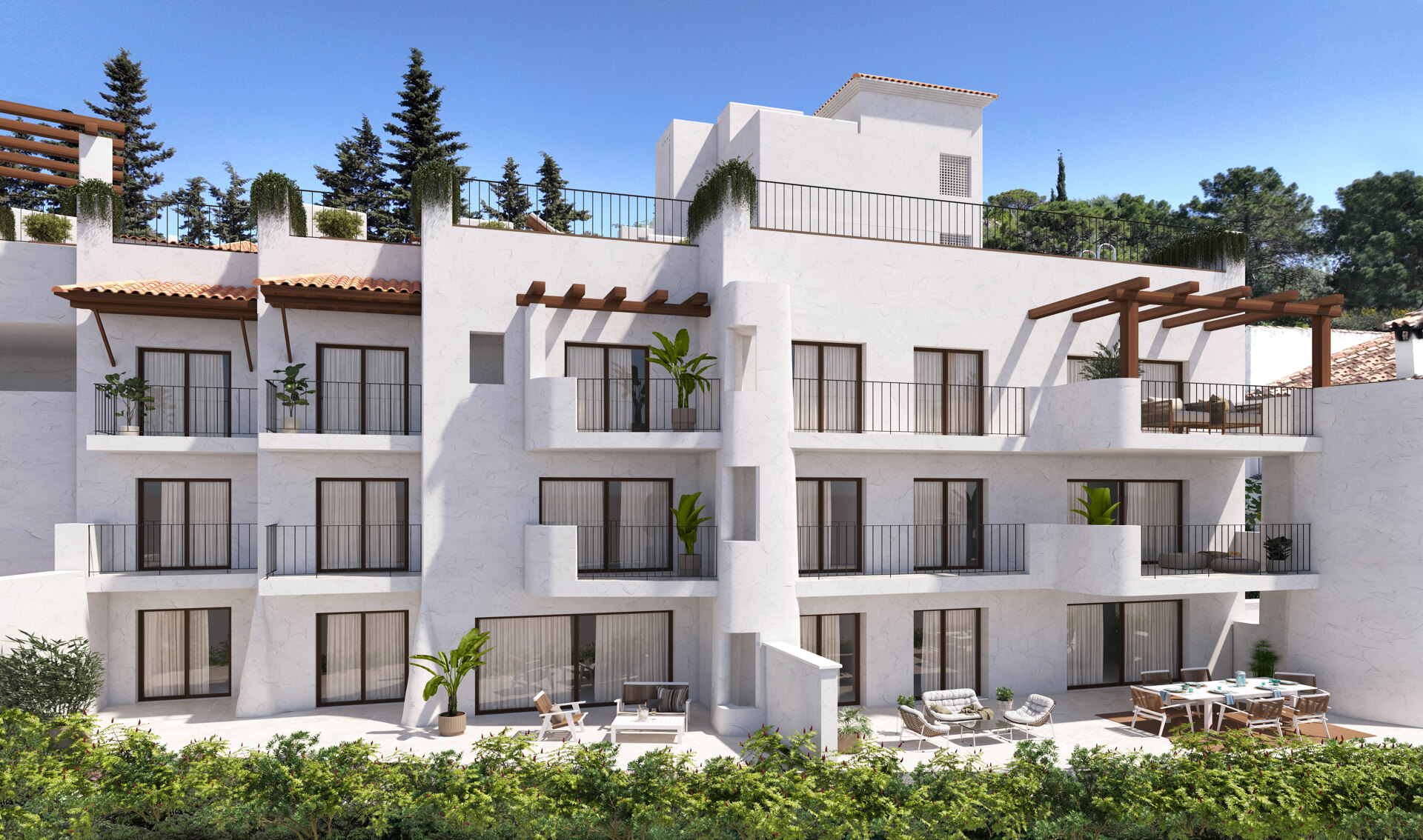 Fuente Lirios, apartamentos y áticos en el centro de Benahavís