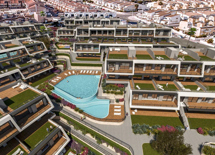 Iconic, contemporary apartments with seaviews in Gran Alacant, Alicante