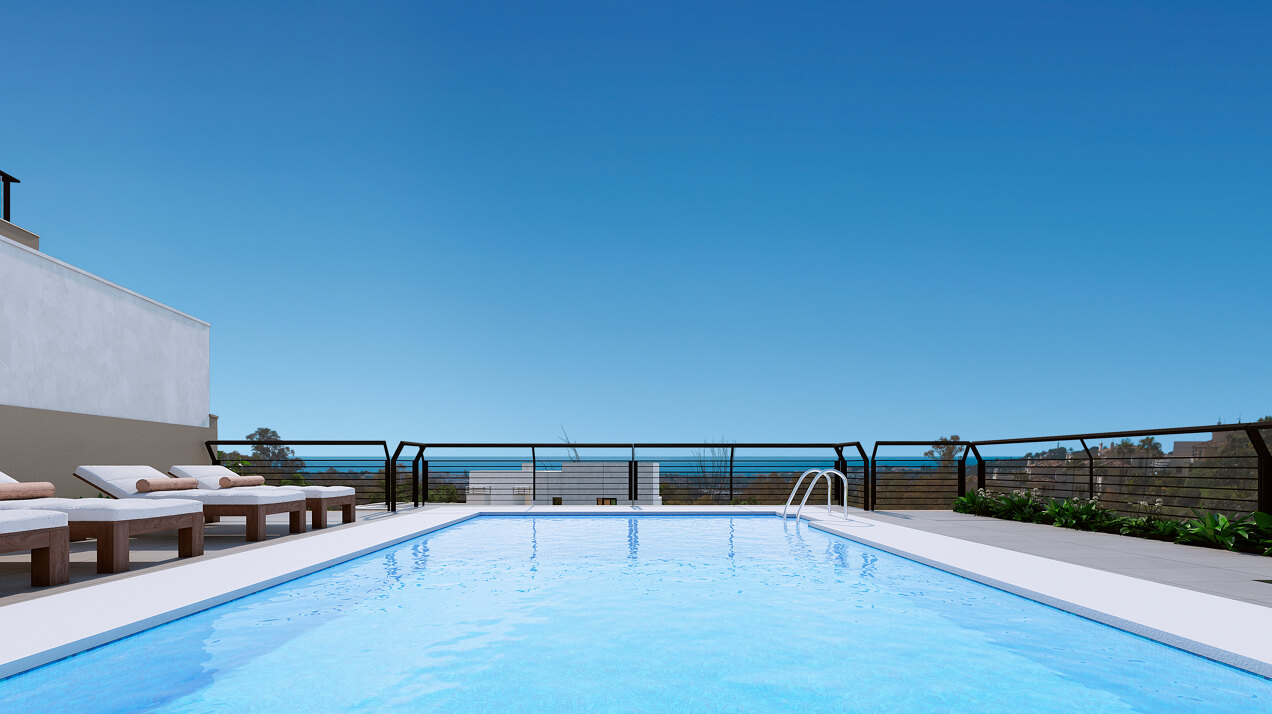 Marbella Lake, a modern development at the heart of Golf Valley in Nueva Andalucía.