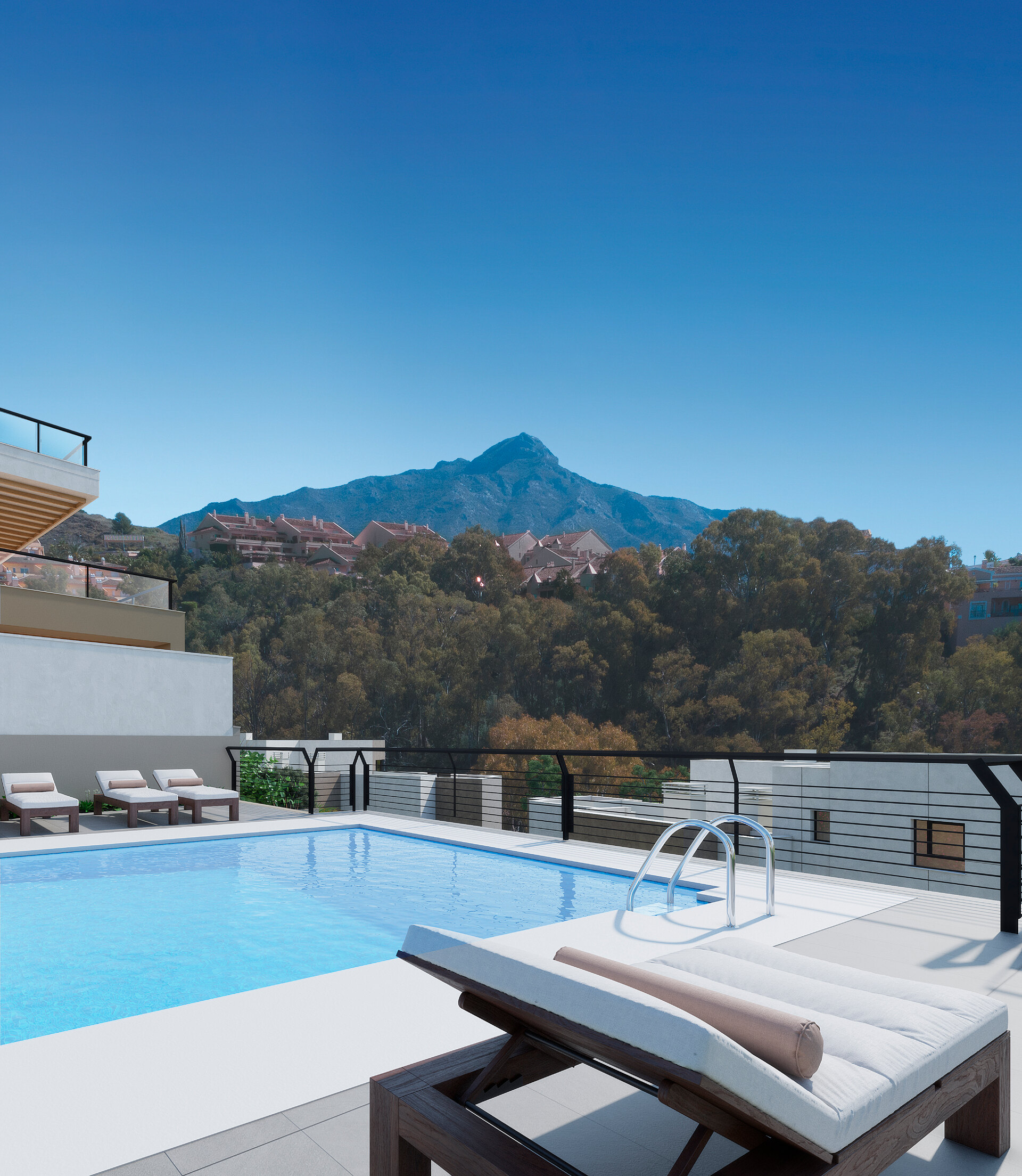 Marbella Lake, a modern development at the heart of Golf Valley in Nueva Andalucía.