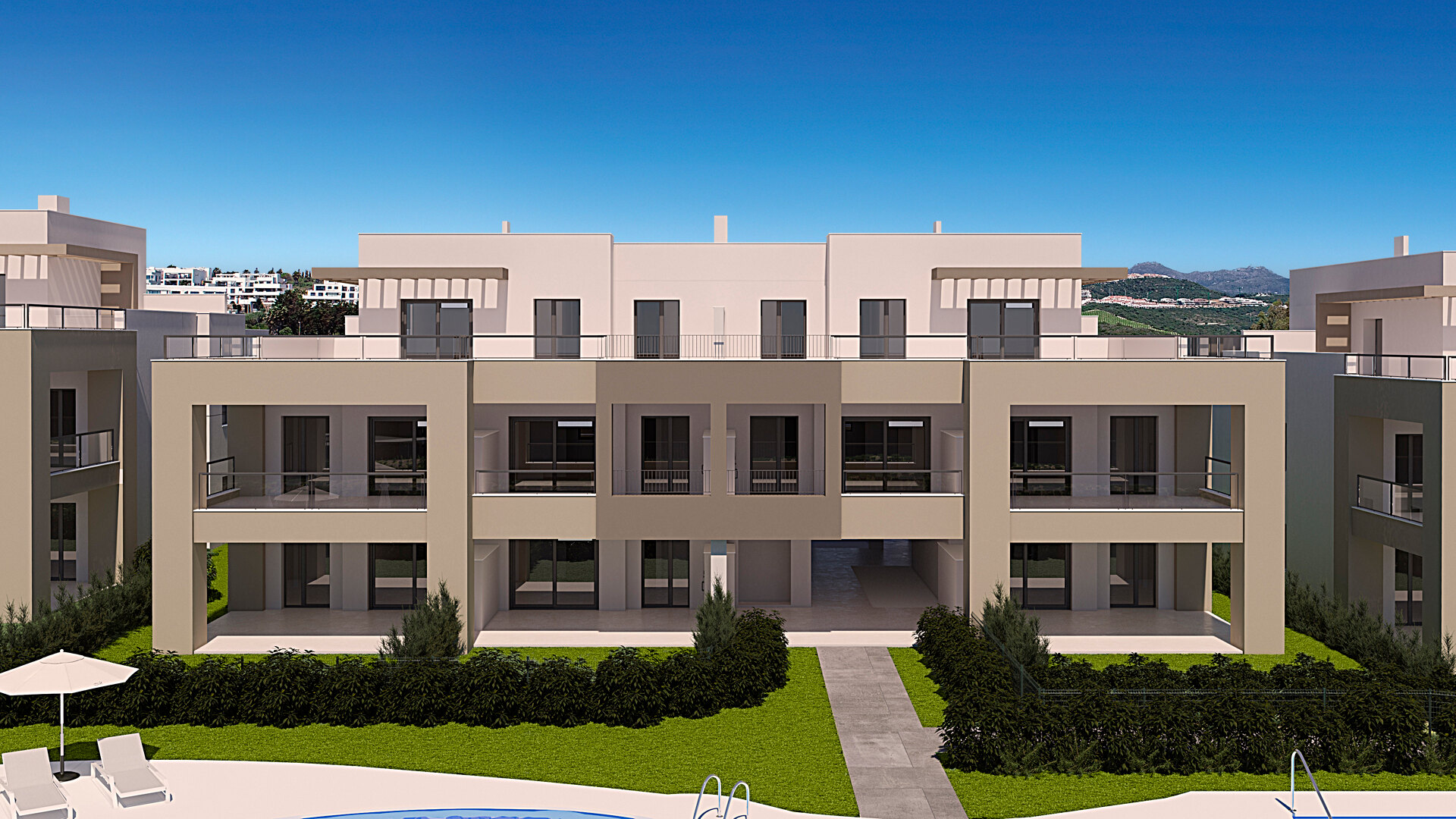 Solemar, contemporary apartments with amazing seaviews in Casares Beach.