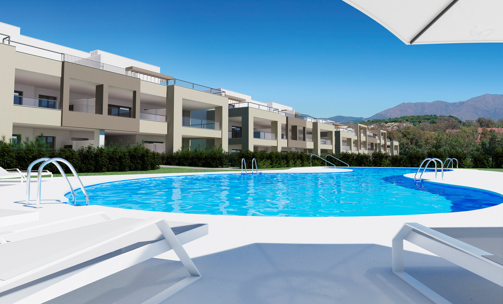 Solemar, contemporary apartments with amazing seaviews in Casares Beach.