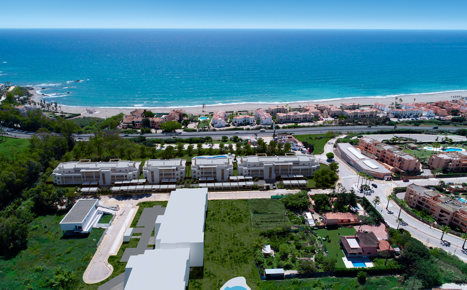 Solemar, contemporary apartments with amazing seaviews in Casares Beach.