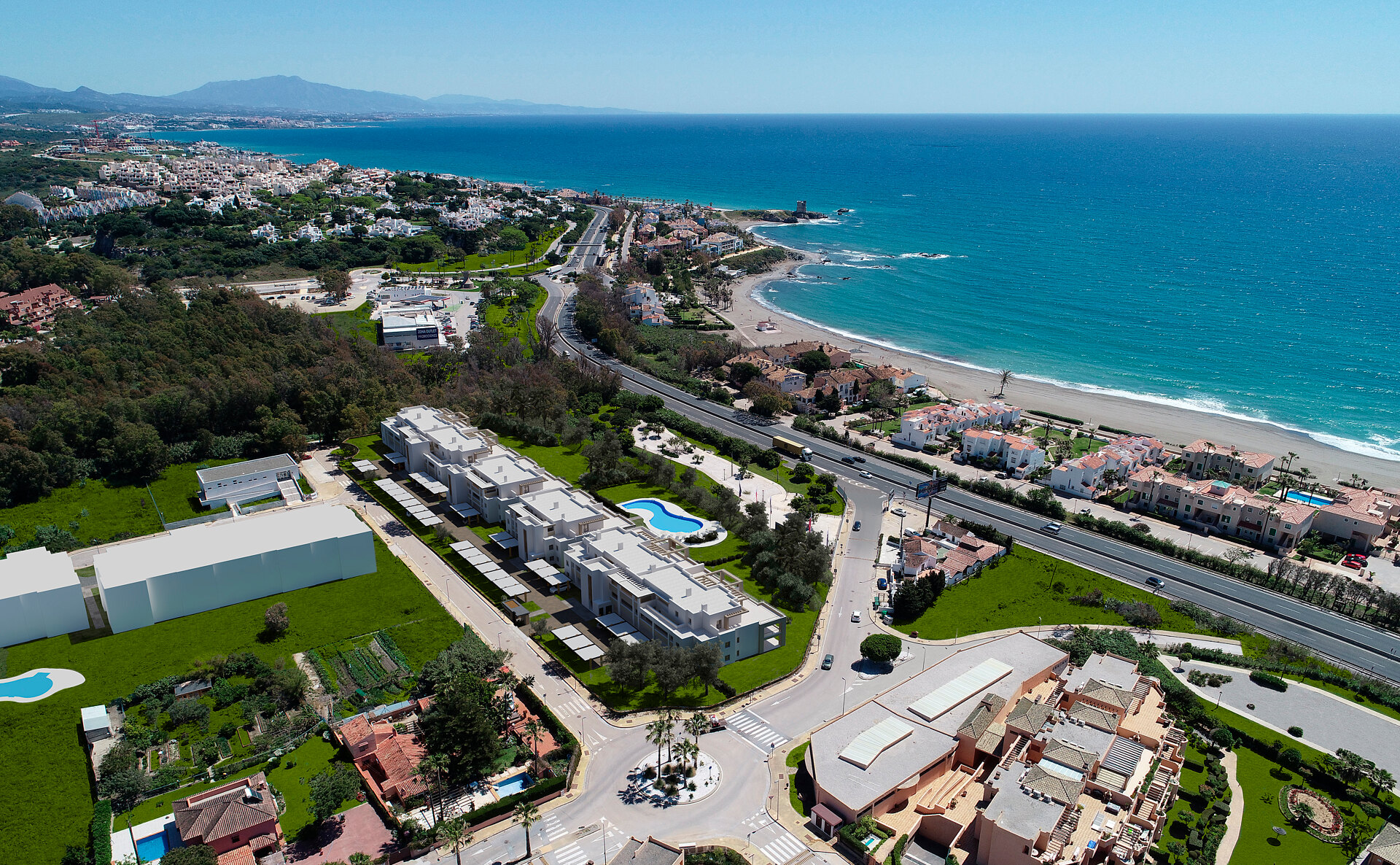 Solemar, contemporary apartments with amazing seaviews in Casares Beach.