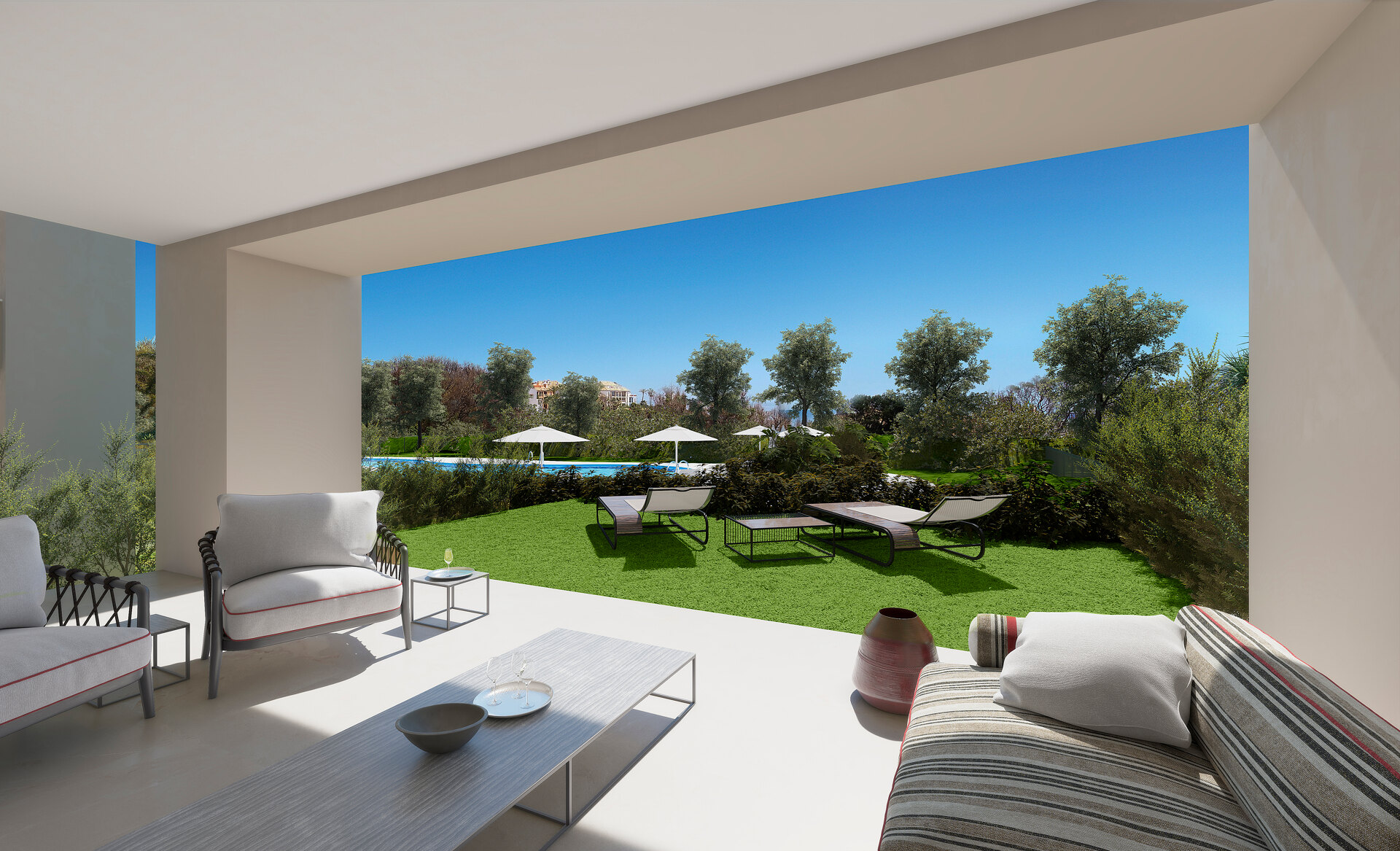 Solemar, contemporary apartments with amazing seaviews in Casares Beach.
