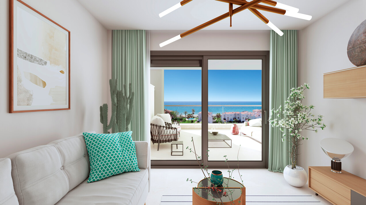 Solemar, contemporary apartments with amazing seaviews in Casares Beach.