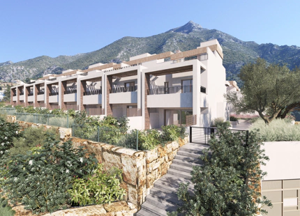 Almazara Views, adosadas de estilo contemporáneo y totalmente integradas en la naturaleza.
