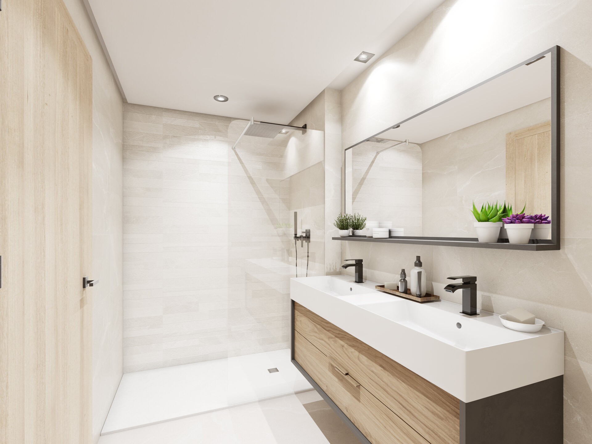 Almazara Views, contemporary townhouses fully integrated in nature.