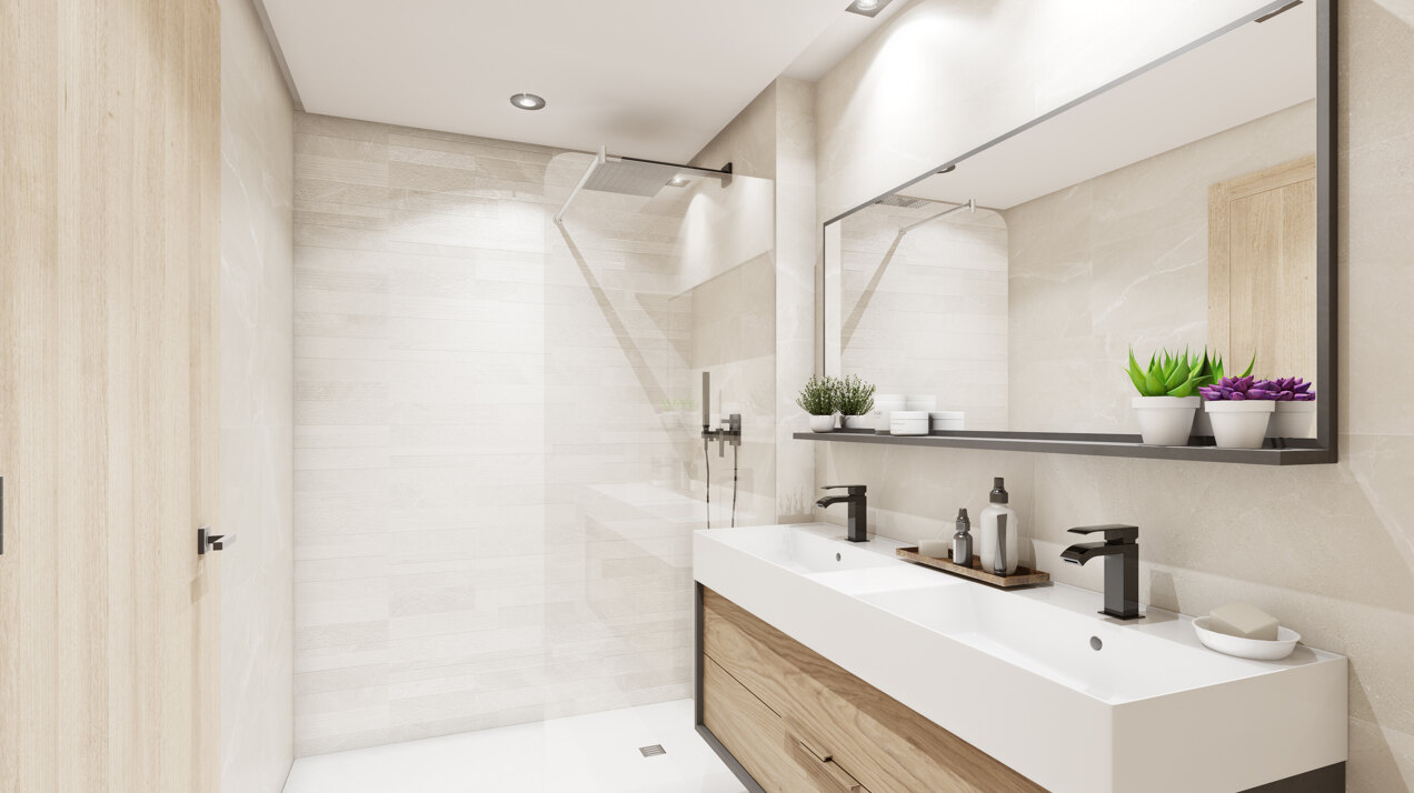 Almazara Views, contemporary townhouses fully integrated in nature.
