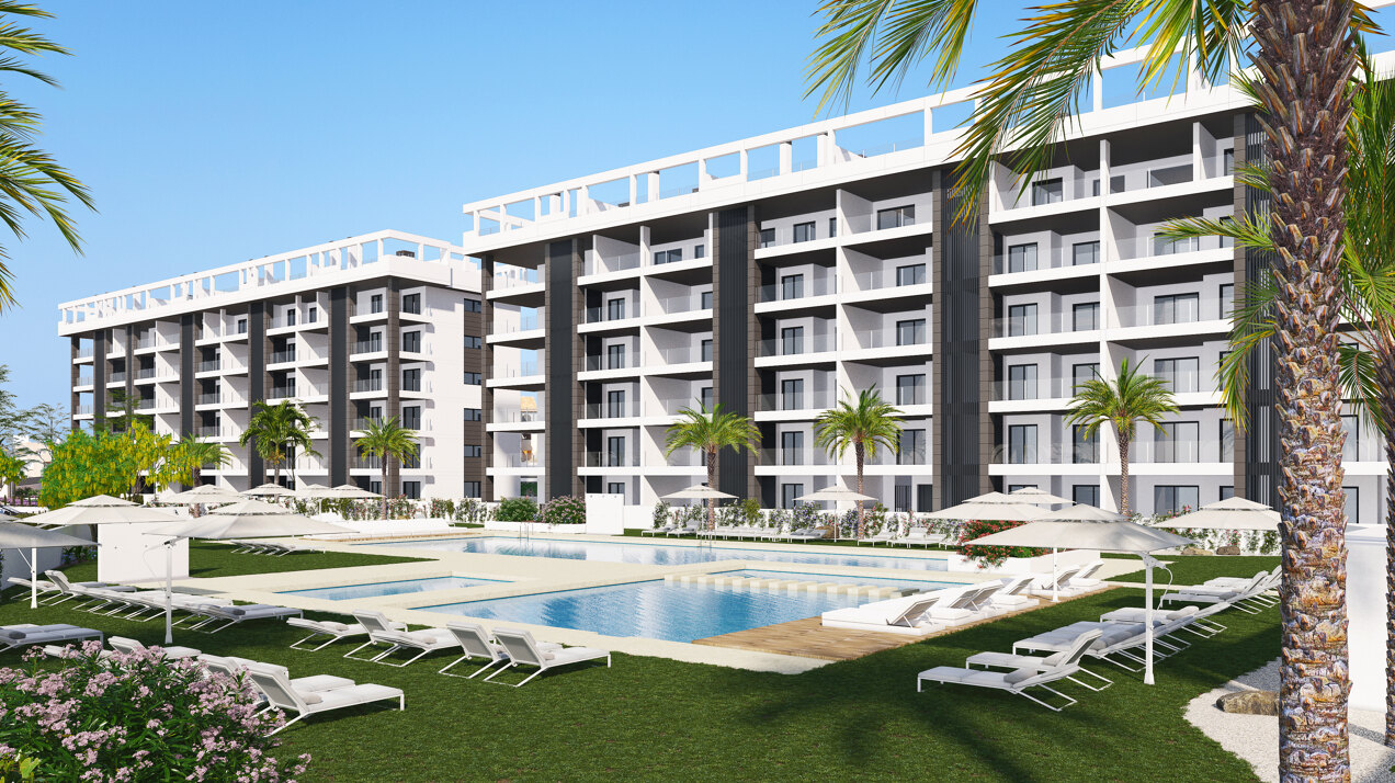 Eden Beach, apartments with sea views near the beach in Torrevieja