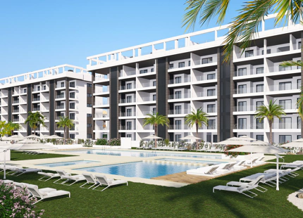 Eden Beach, apartments with sea views near the beach in Torrevieja
