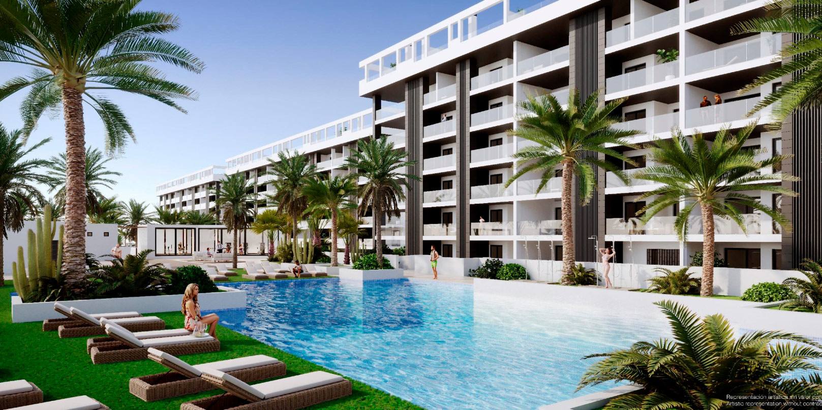 Eden Beach, apartamentos con vistas al mar cerca de la playa en Torrevieja