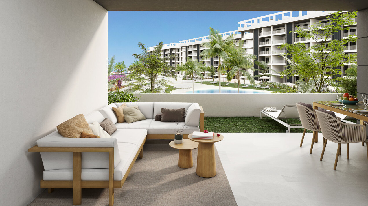 Eden Beach, apartments with sea views near the beach in Torrevieja