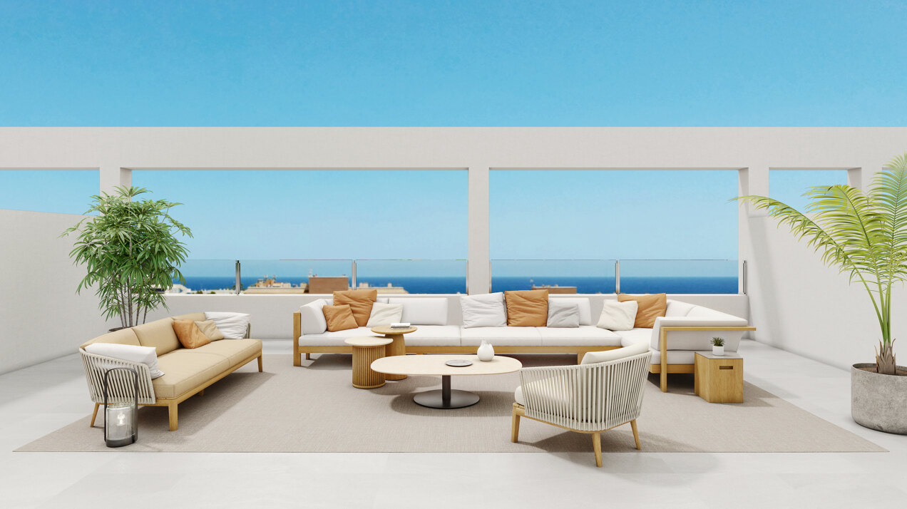 Eden Beach, apartments with sea views near the beach in Torrevieja