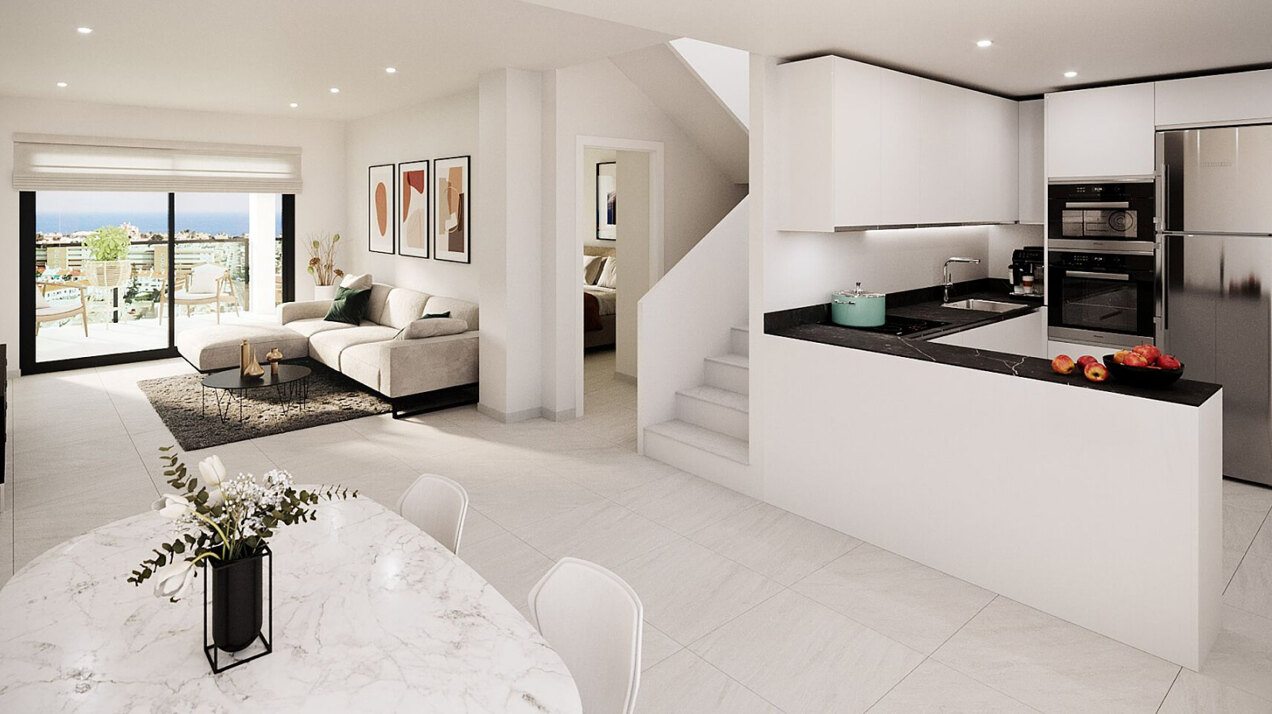 Eden Beach, apartments with sea views near the beach in Torrevieja