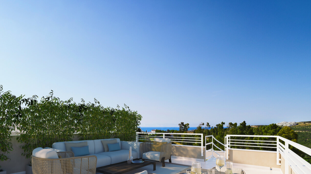 Sunny Golf, modern frontline golf apartments and penthouses in Estepona.