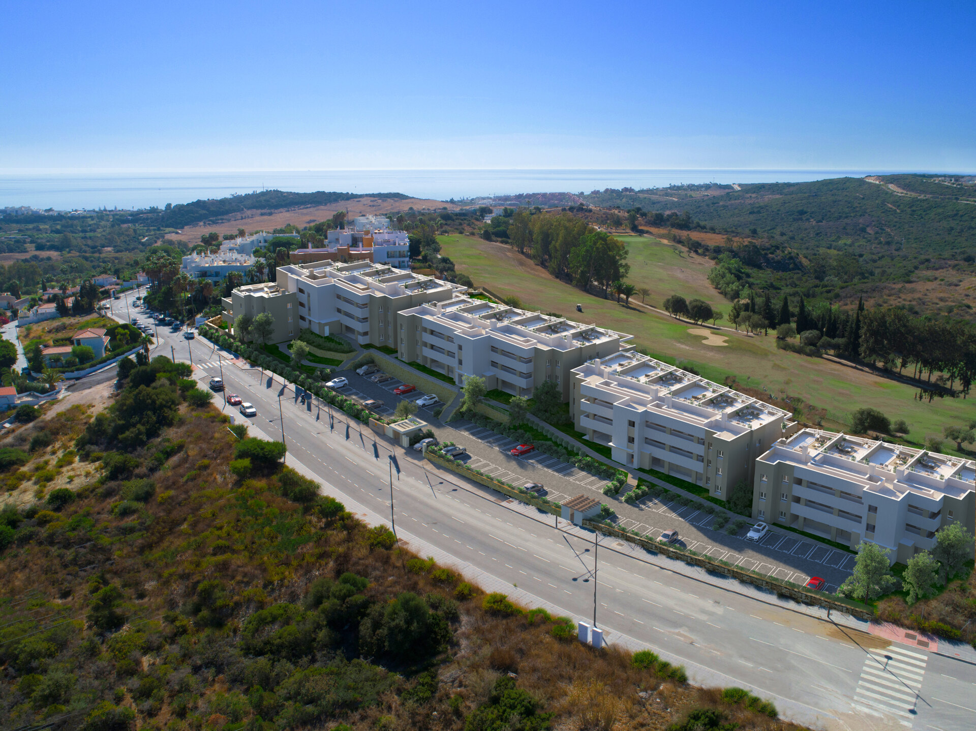 Sunny Golf, modern frontline golf apartments and penthouses in Estepona.