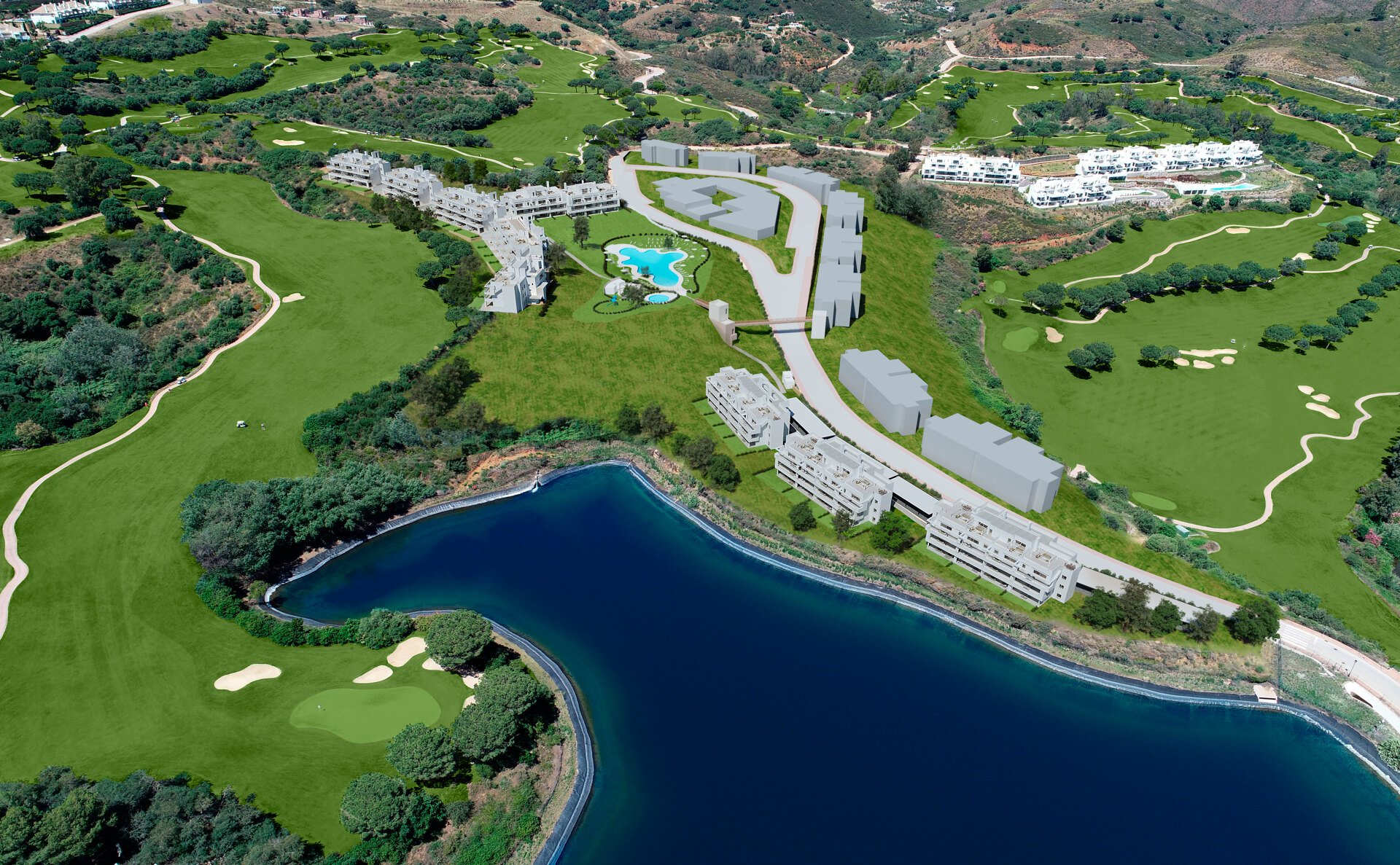 Solana Village, contemporary apartments and penthouses for golf lovers at La Cala Golf Resort in Mijas