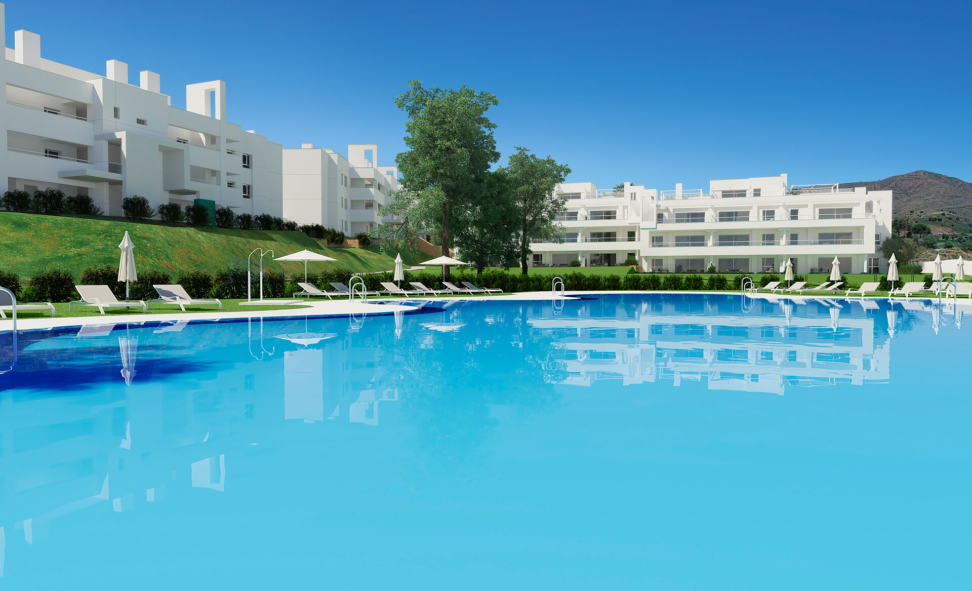 Solana Village, contemporary apartments and penthouses for golf lovers at La Cala Golf Resort in Mijas