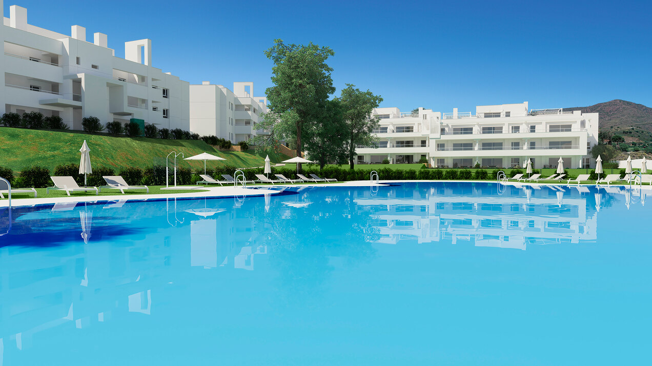 Solana Village, contemporary apartments and penthouses for golf lovers at La Cala Golf Resort in Mijas