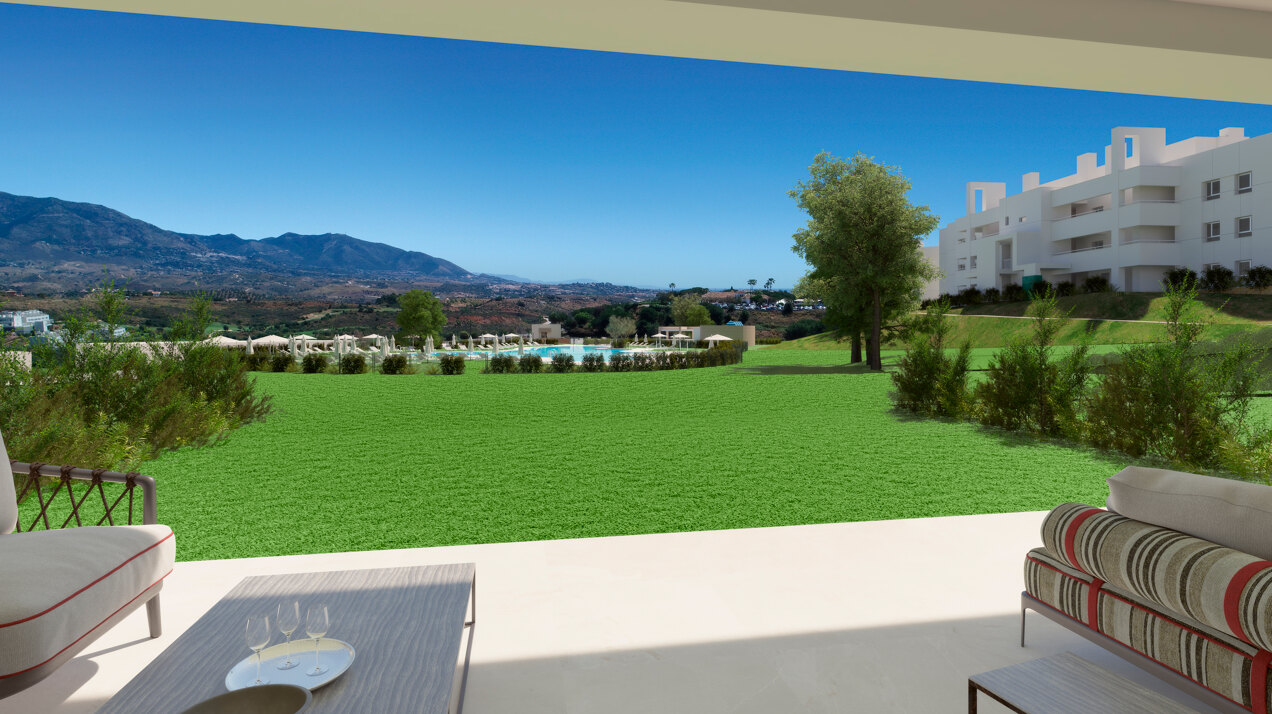 Solana Village, contemporary apartments and penthouses for golf lovers at La Cala Golf Resort in Mijas