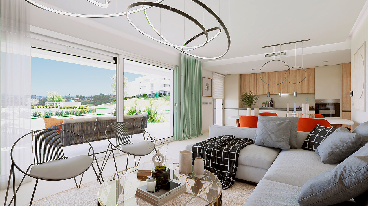 Solana Village, contemporary apartments and penthouses for golf lovers at La Cala Golf Resort in Mijas