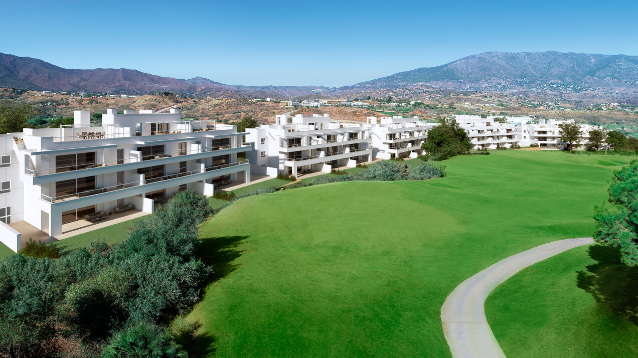 Solana Village, contemporary apartments and penthouses for golf lovers at La Cala Golf Resort in Mijas
