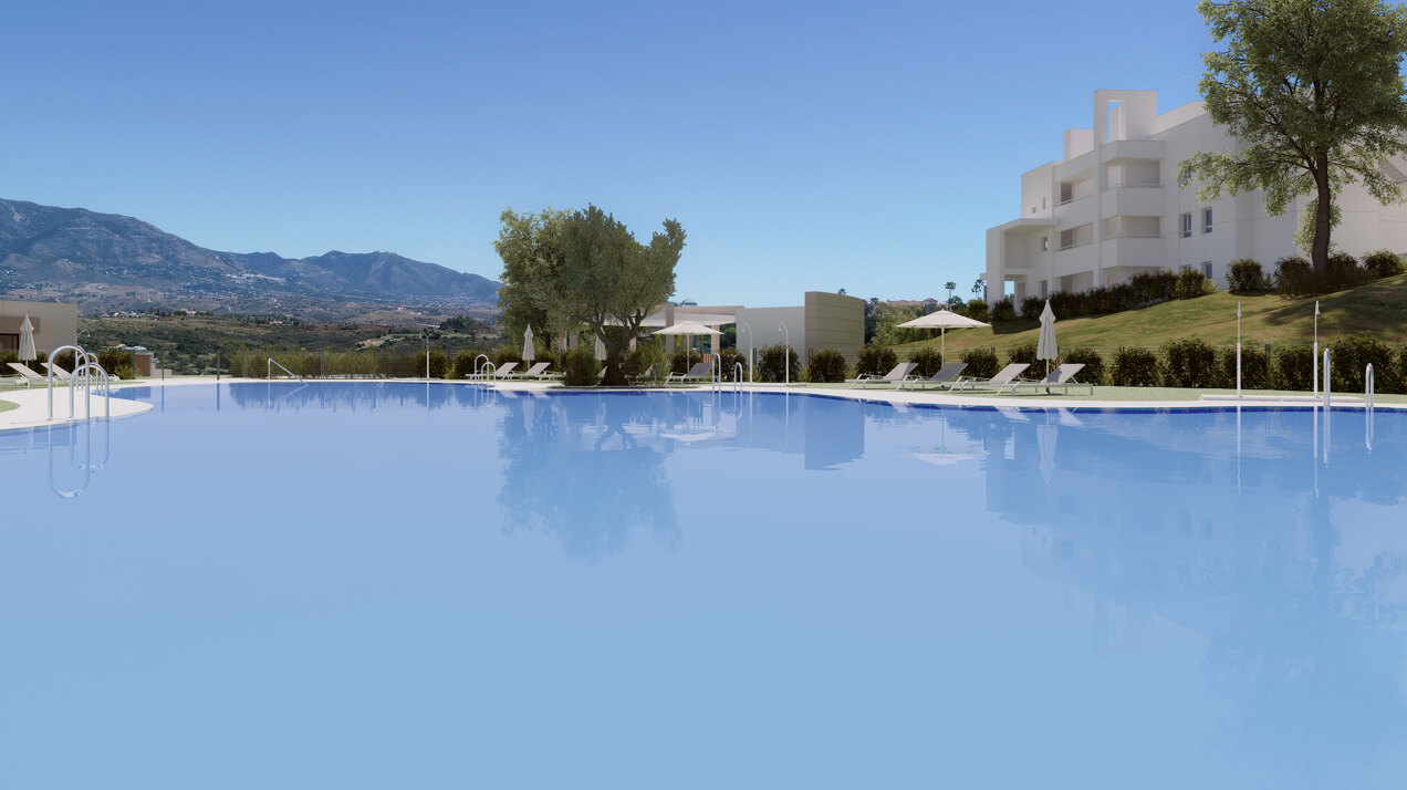 Solana Village, contemporary apartments and penthouses for golf lovers at La Cala Golf Resort in Mijas