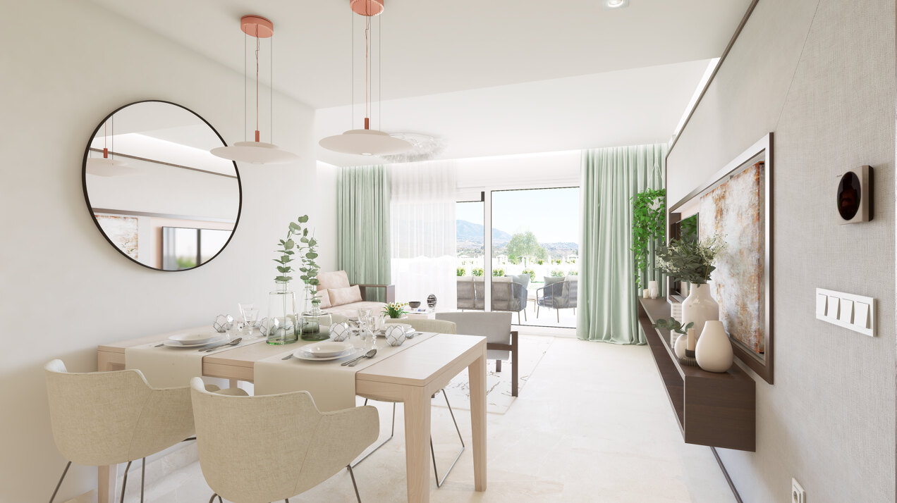 Solana Village, contemporary apartments and penthouses for golf lovers at La Cala Golf Resort in Mijas