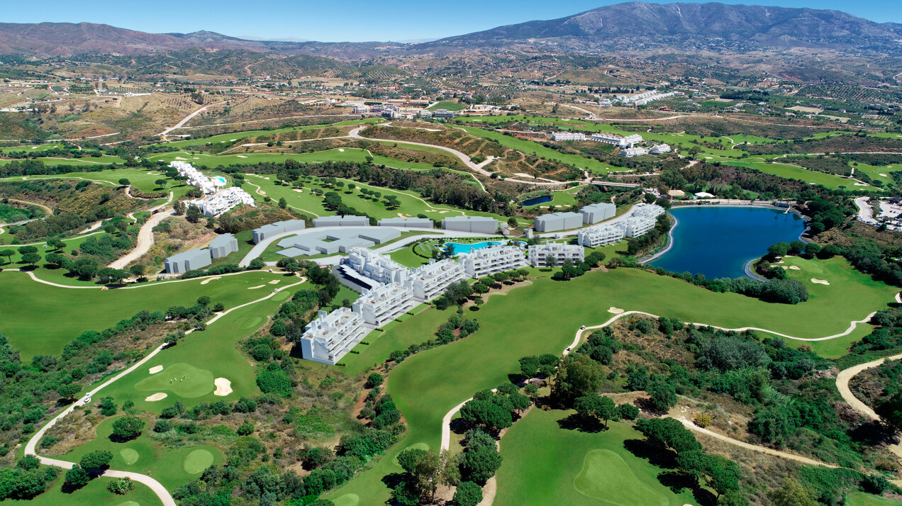 Solana Village, contemporary apartments and penthouses for golf lovers at La Cala Golf Resort in Mijas