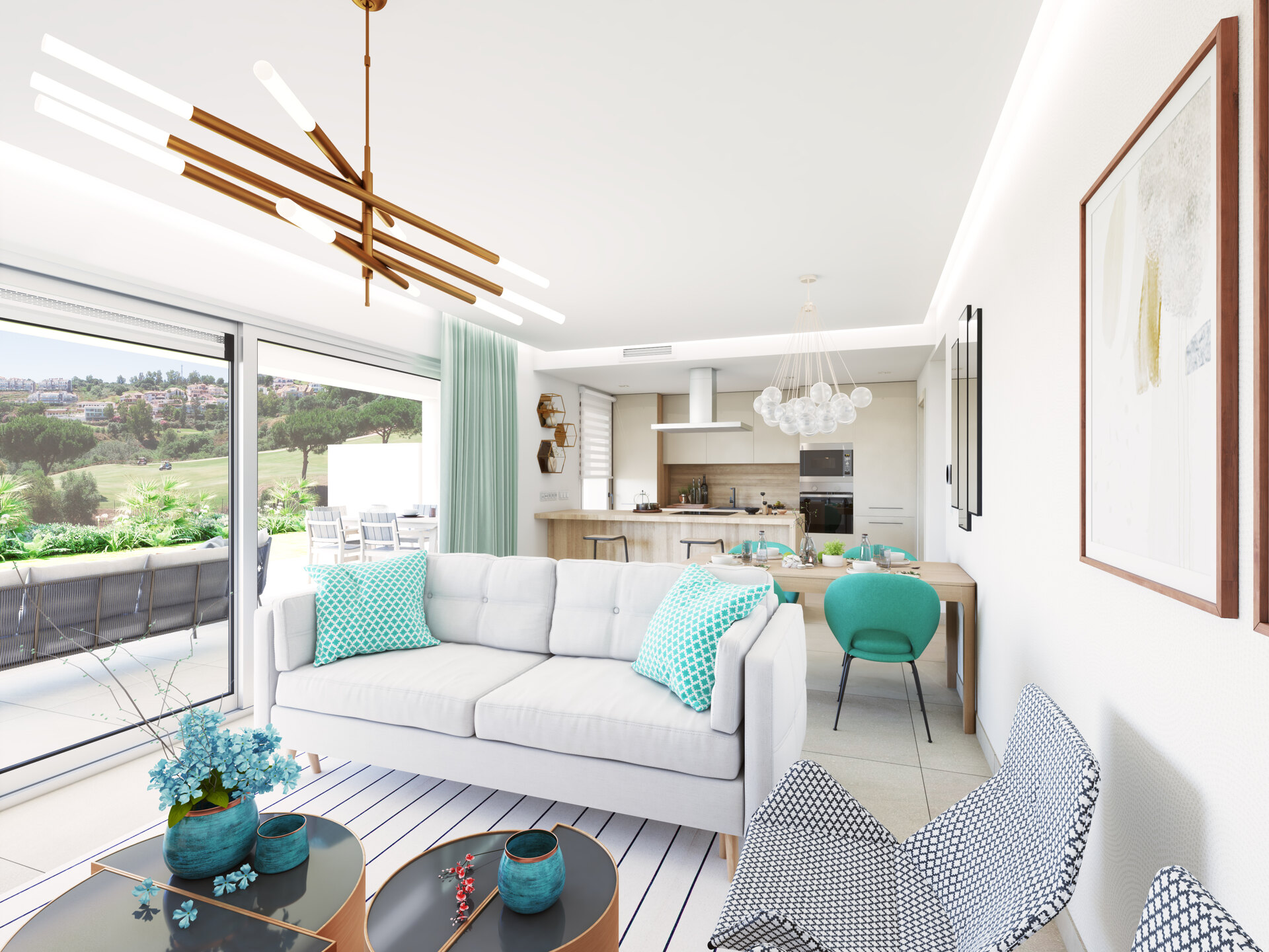 Solana Village, contemporary apartments and penthouses for golf lovers at La Cala Golf Resort in Mijas