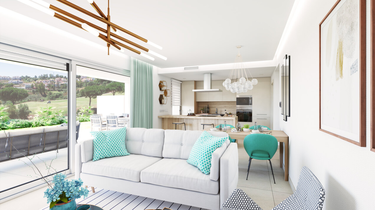 Solana Village, contemporary apartments and penthouses for golf lovers at La Cala Golf Resort in Mijas