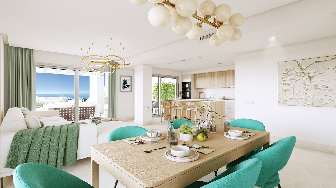 Altura 160, comfort and quality of life in modern apartments is Benahavis.