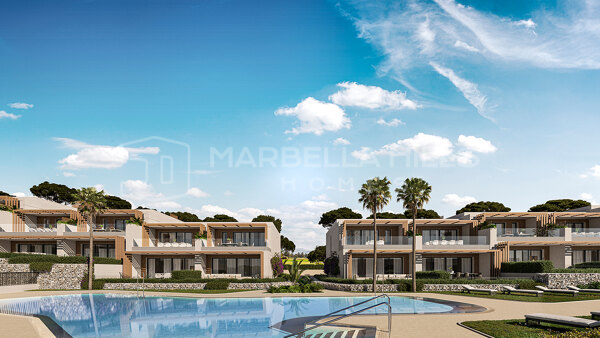 Nouveau développement de maisons de ville de 3-4 chambres avec vue panoramique à El Chaparral - Mijas Costa